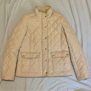 J. Crew Women's Quilted Jacket - Cream